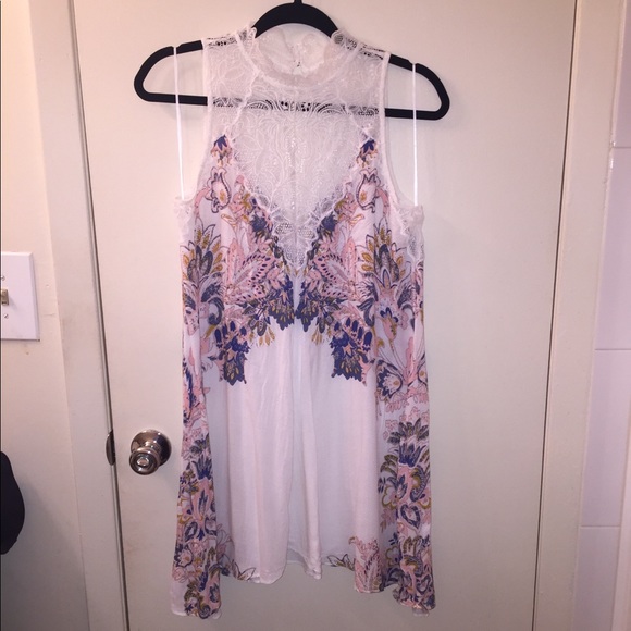 NWOT! Free People White Lace Slip Dress - Picture 4 of 8